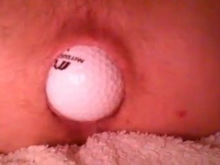 golf balls in my ass