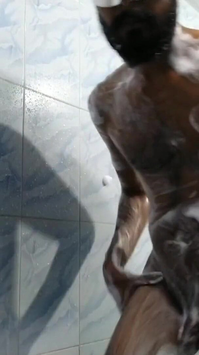 Iconic moment from "Shower Nude Bathing fun"
