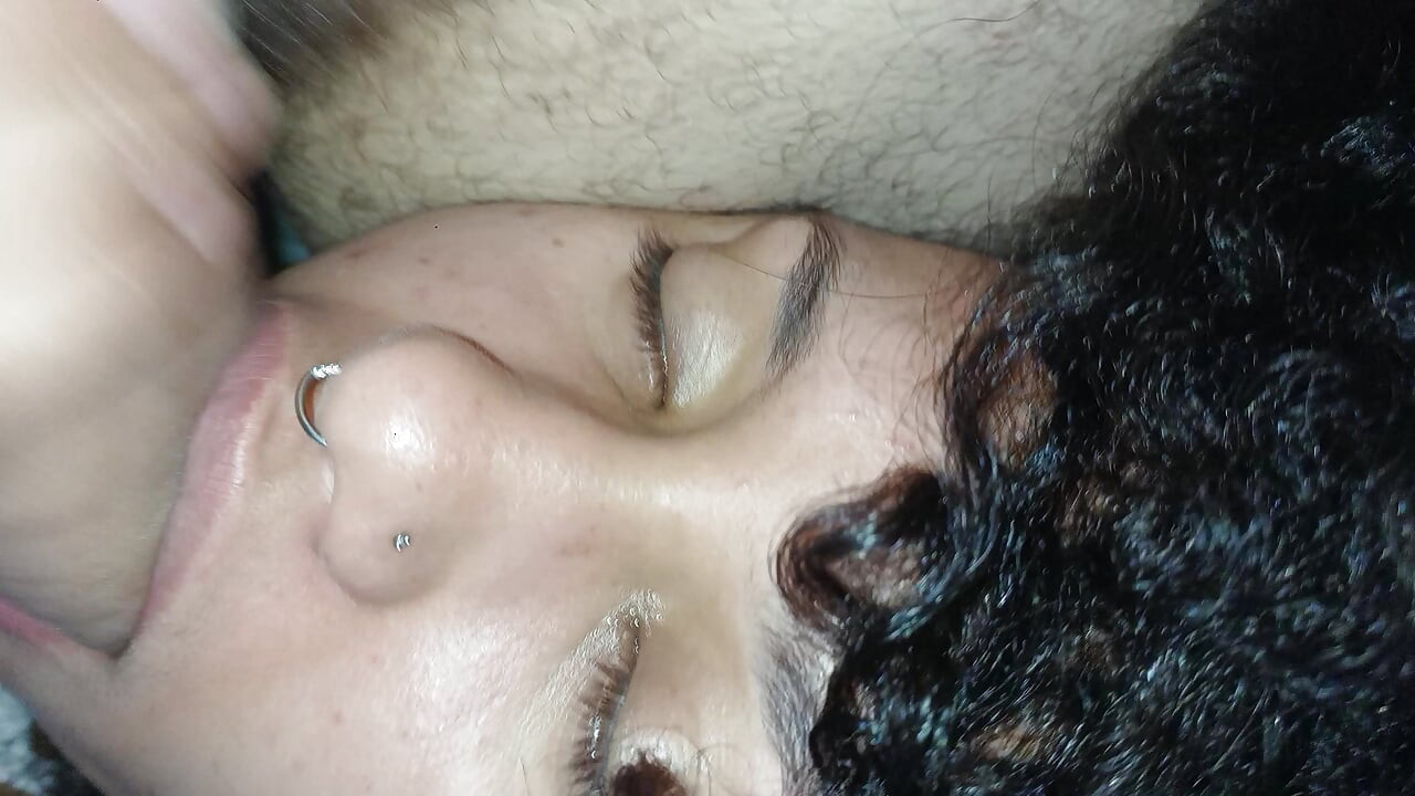 HOT CREAMPIE IN HORNY BITCH'S MOUTH, SHE LOVES IT