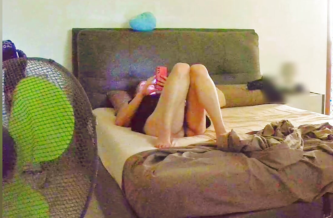 Wife cuckolding on phone while She masturbates herself
