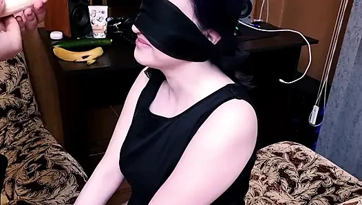 We were playing a game, and he slipped me his dick instead of a banana