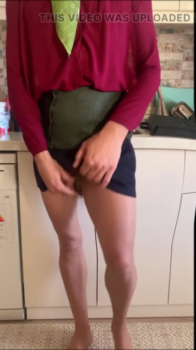 cum on my stepmother's thick legs | Clip 1