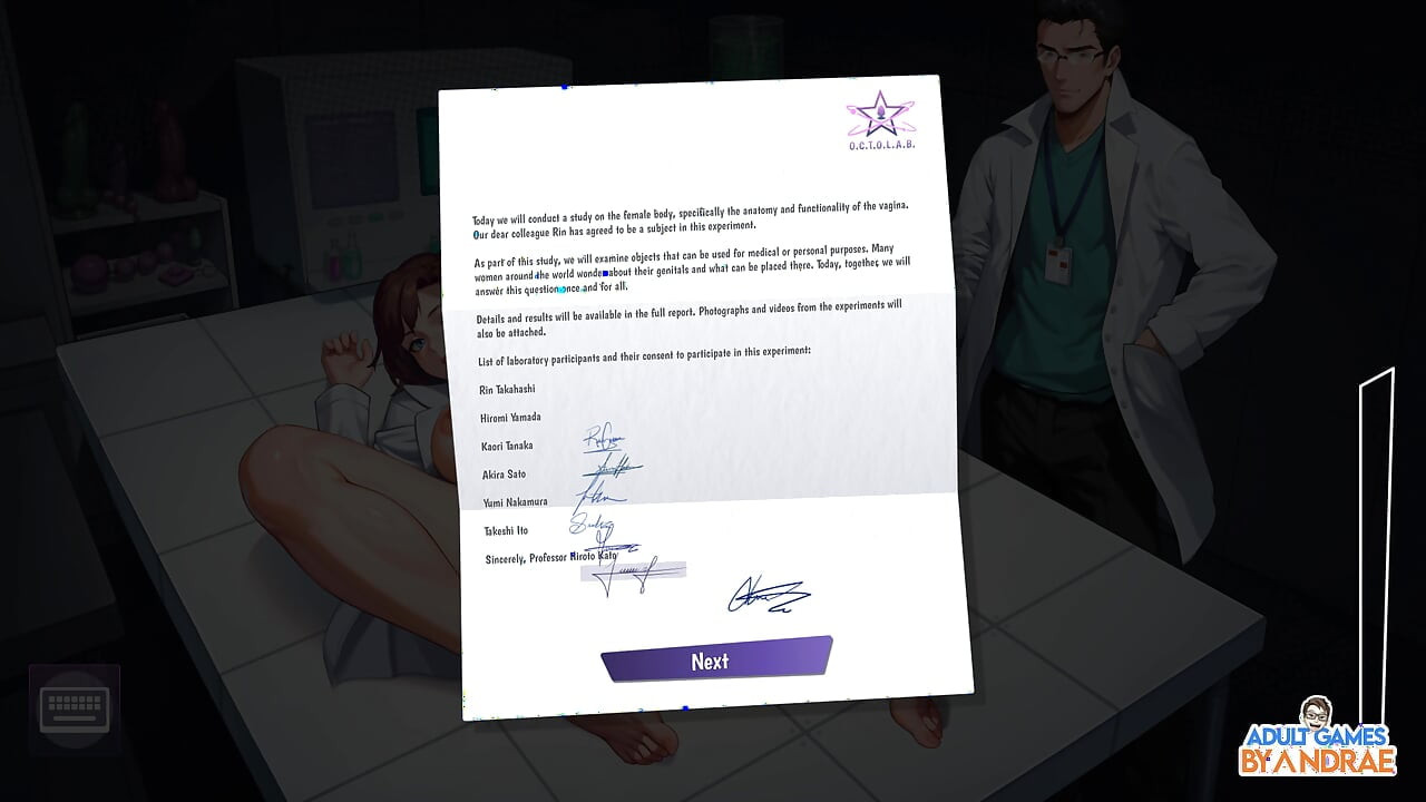 第1話 オーガズムラボシミュレーター(ゲームプレイ面)