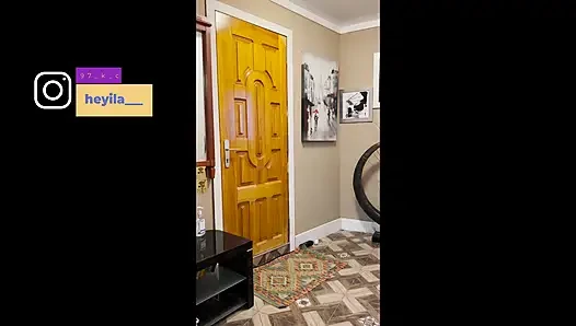 Policeman catches a slut receiving customers, waits for her to finish and knocks on her door to fuck her. ROLE PLAT