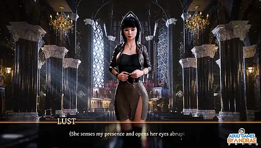 Sisters in Sin Gameplay Part 19 - Helga Caught Fingering in Front of the Altar