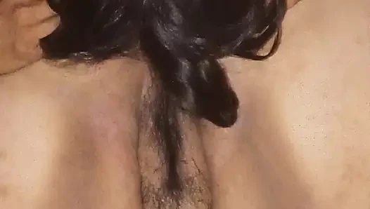 Best moments of my wife's fat and hairy pussy