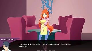 Fairy Fixer (Juiceshooters) - Winx, часть 32, секс в школе с тремя девушками, от LoveSkySan69
