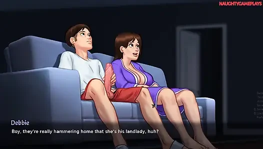 Summertime Saga part 33 By DarkCookie - Eating MILF Landlady's Huge Ass While She is in Her Bathroom