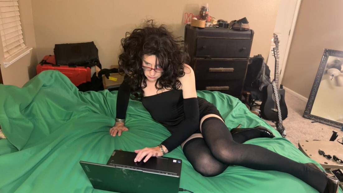me typing