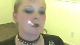 Sexy Goth Smoking Fetish