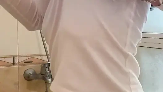 A shower with a happy ending