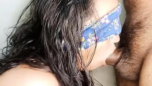 enjoying playing with my stepbrother's big penis head