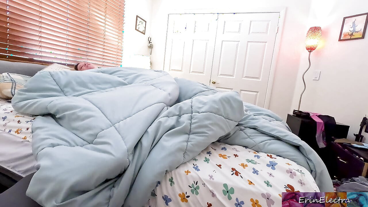 she invites his penis to cum inside when stepson is caught peeping