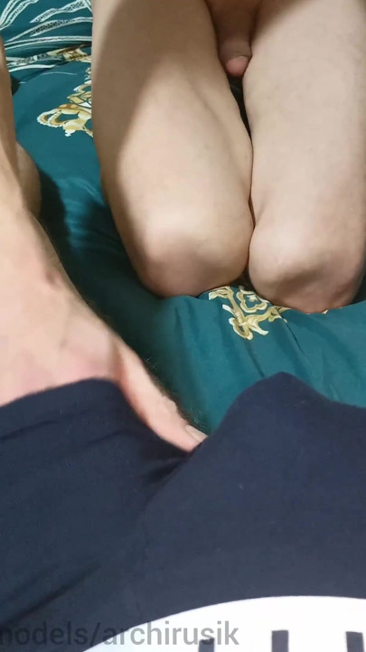 Impudent Stepdaddy Shaved the Ass of a Twink to Fuck Him in a Smooth Narrow Hole!