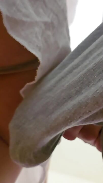 Underskirt CUM Hard Inside Her Panties On Crowded Train. Stranger's Dirty Fantasy