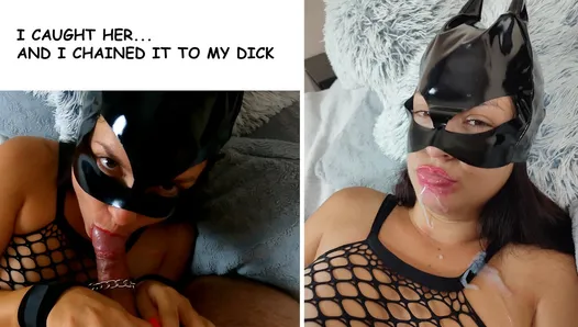 Happy Halloween! I caught the Catwoman and Chained her to my Dick
