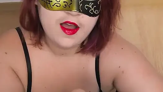 POV-Handjob mit meinen Handschuhen