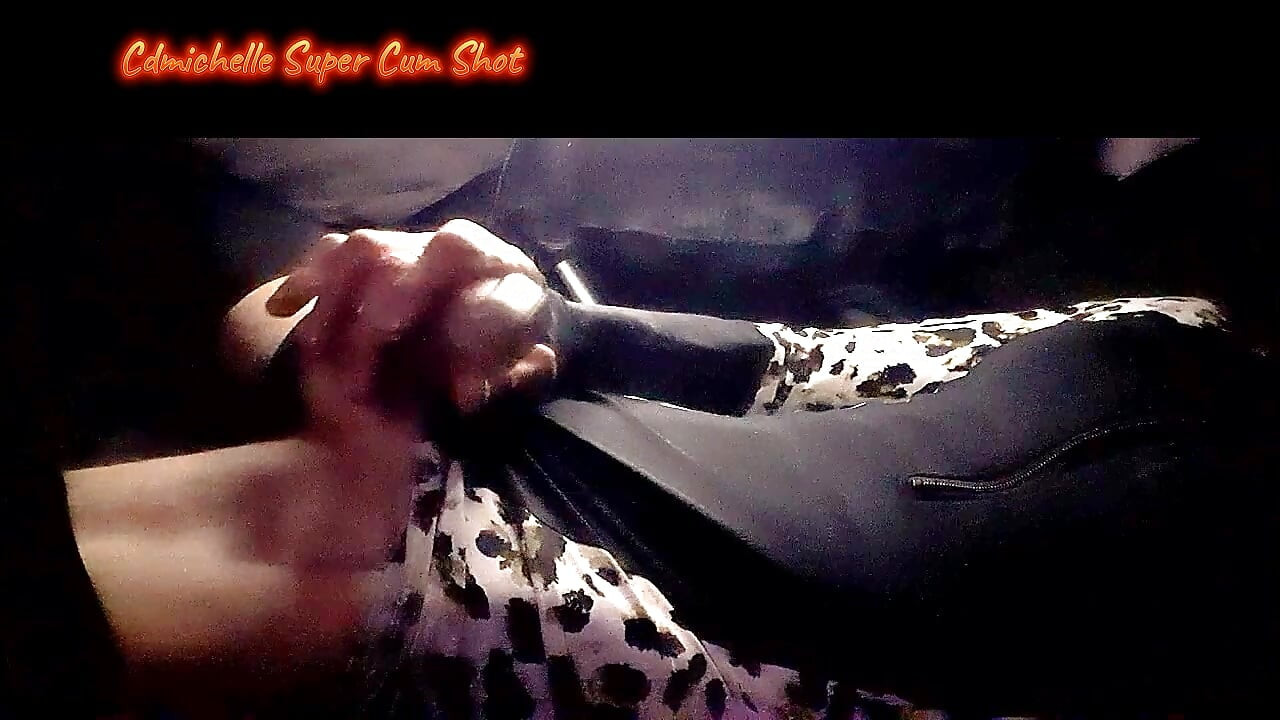 Crossdresser Cdmichelle Super Cum Shot Licking up PreCum