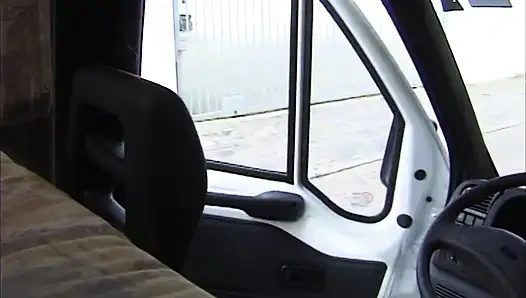 Sex in car with blonde cougar who likes facial end