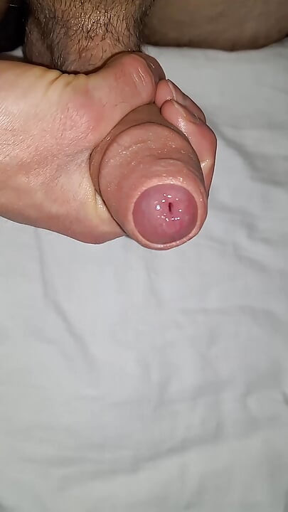Rubbing Lotion On My Dry Cock In Your Face 1