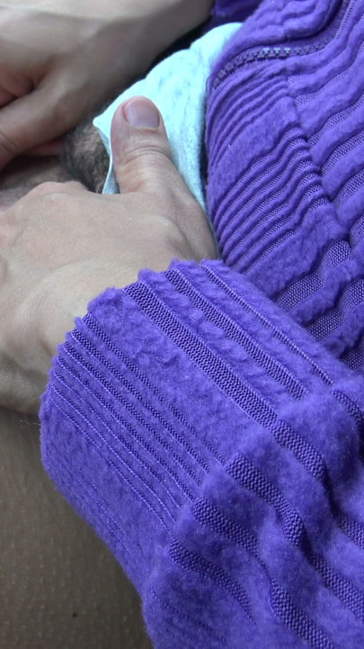 my perverted 18 year old stepson begged me to show him my hairy pussy | Clip 1