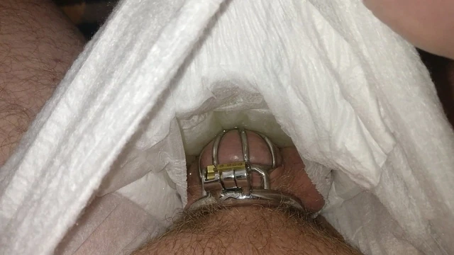 Chastity diaper flood