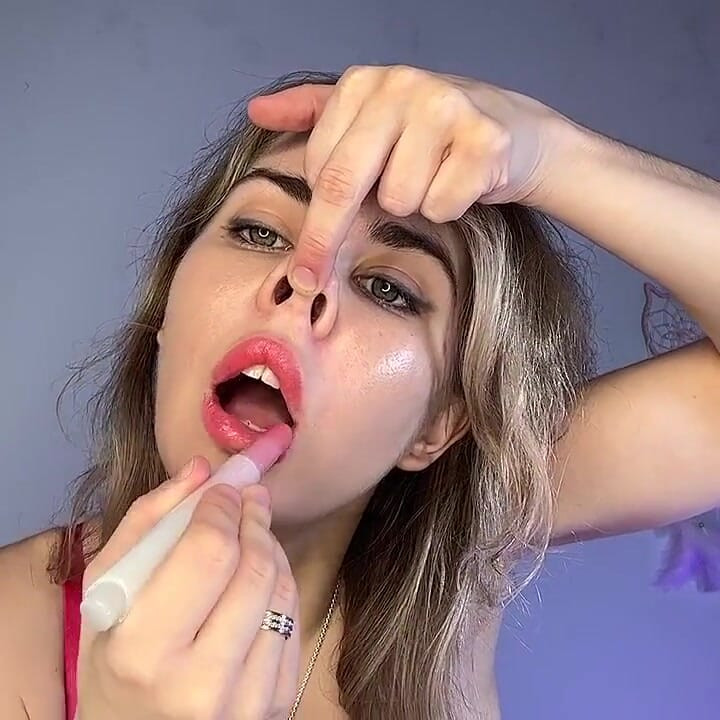 Stripping and Dancing with Nostrils and Red Lipstick