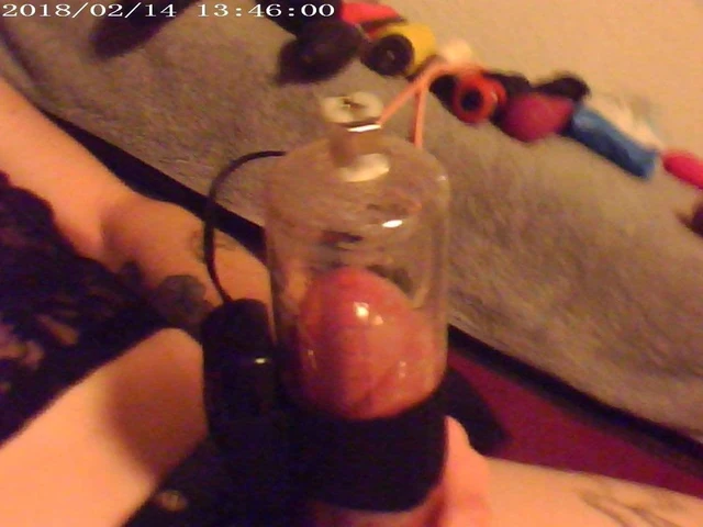 pumped cock vacuum pump cumshot
