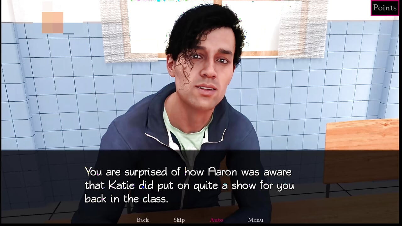 Nerd to alpha #3 - Jackson Jerked off and the cum fell on Sara's boobs