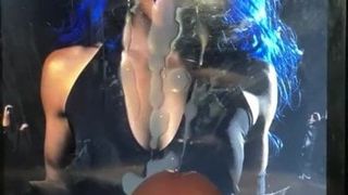 Sasha Banks as the Undertaker cum tribute