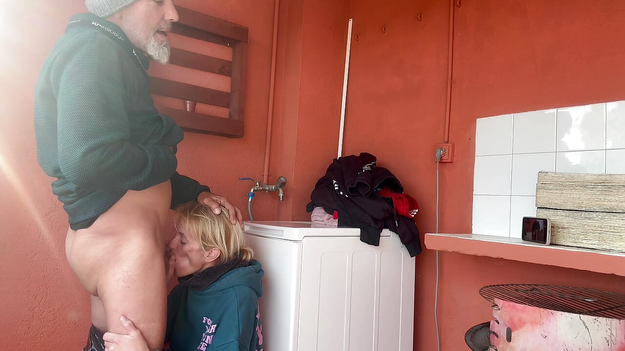 Accidental Fuck in the Laundry Room with My Little Neighbour