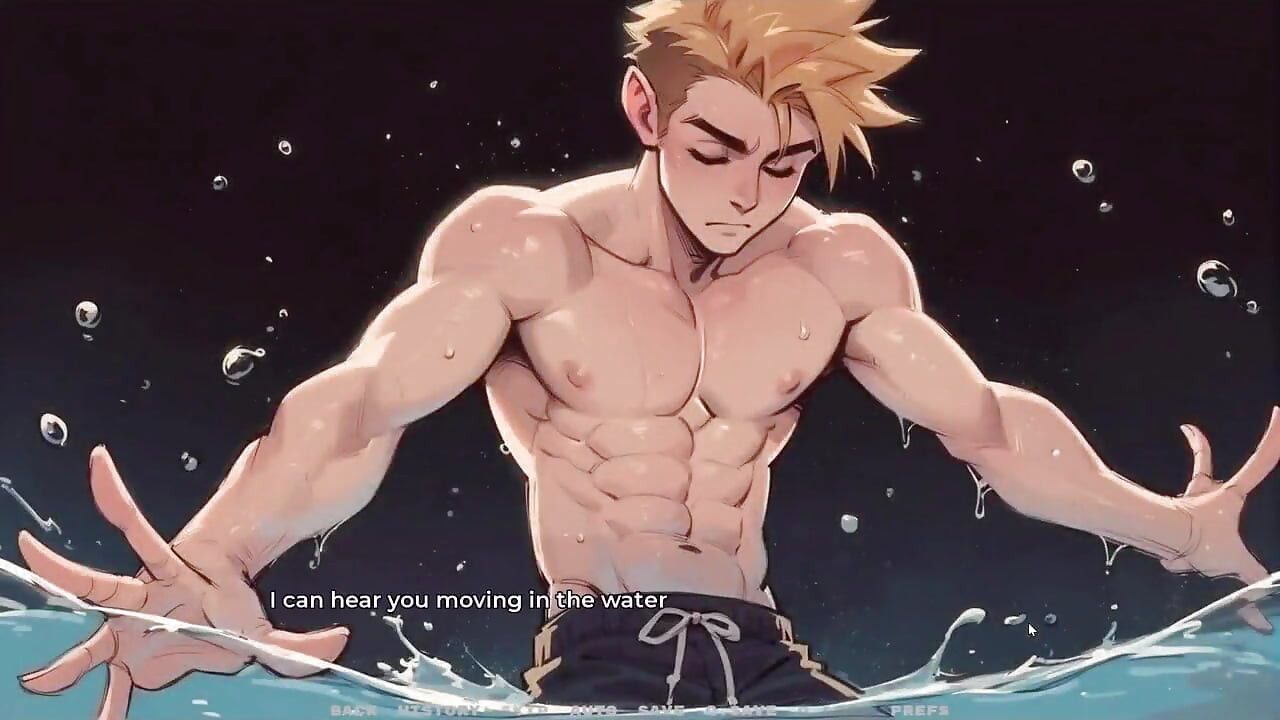 Noua mea iubită [ Joc hentai tabu ] Ep.52 Îmi masez vecinii în fața soacrei mele în piscină!