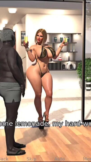 Jaw-dropping moment from "Threesome with a beautiful big ass girlfriend"