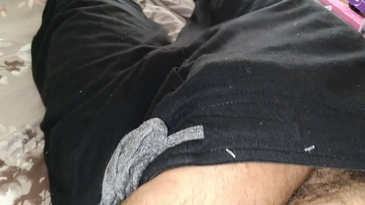 Shaking my dick in my pj's