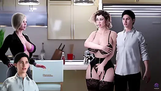 Kakak tiri mergokin aku selingkuh sama ibu tirinya sendiri dan lanjut bergabung! - APOCALUST
