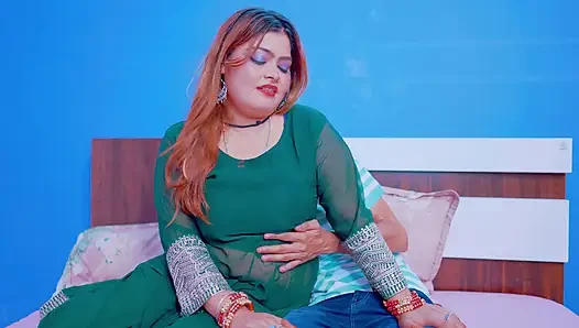 Big boobs hot newly married couple enjoyed their first suhagrat night