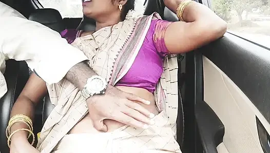 Telugu Stepmom and Stepson Car Sex Crezy Dirty Talks.