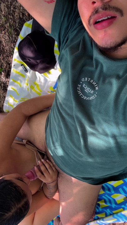 As I suck his cock of tasty we were just getting to 🤤 know each other