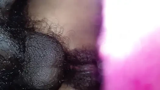 See how the husband stretched his beautiful wife's pussy by fucking her in doggy style.