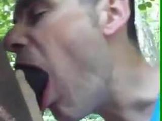 Throating black cock