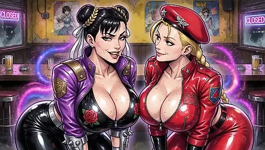 Chun Li and Cammy Hot Cleavage