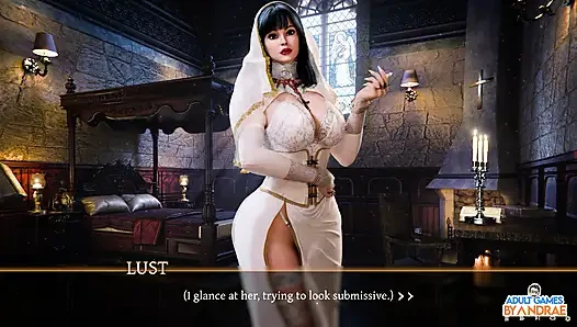 Sisters in Sin Gameplay Part 14 - Rebecca Holds the Key Inside Her Pussy
