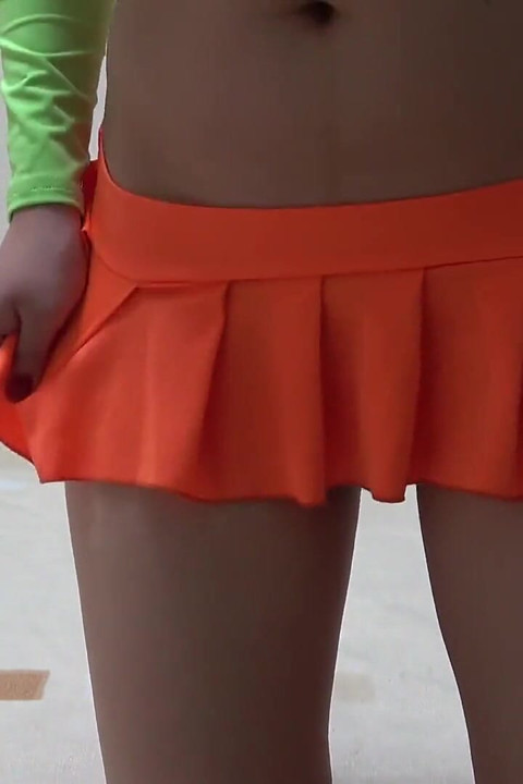 Natural Boobs in Small T-shirt, Mini Skirt Legs and Thighs, Thong G String Wedgie Ass, Busty Japanese Maid Sexy Room Cleaning
