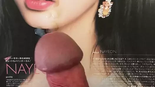 Cum üzerinde iki kez nayeon