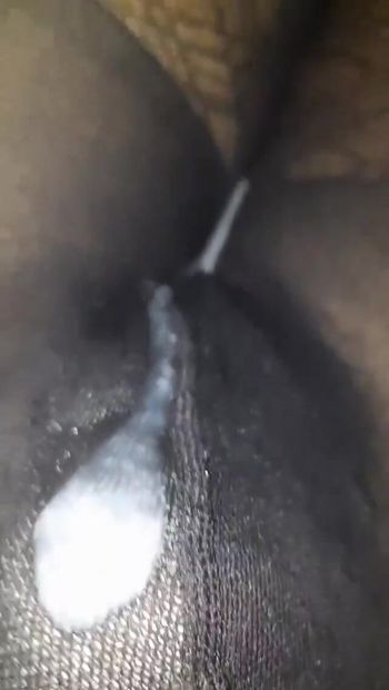 Cumshot without touching, sissygasm