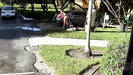 Big Ass Bikini MILF Madisin Lee Fucking after Car Wash