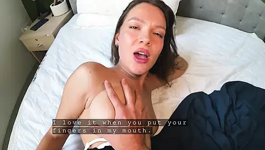 Evil stepsister? Just fuck her. Squirt and fart pussy. POV