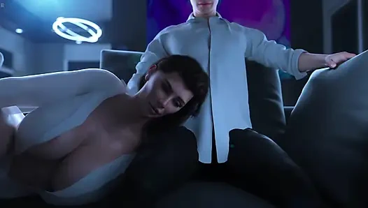 Milf Stepmom Giving Deepthroat Blowjob To Alex Huge Cock And Cum Swallows