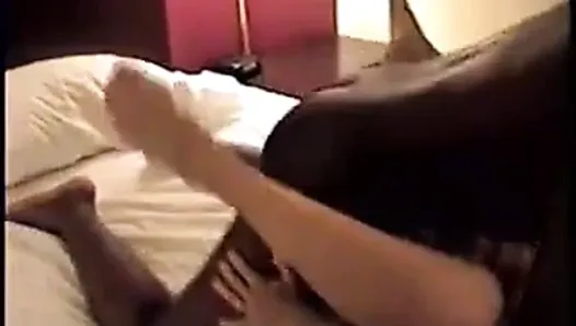 Gorący seks międzyrasowy w hotelu
