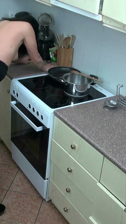 Oh No! But stepdaddy! are we allowed to do that Caught in the kitchen! | Clip 1